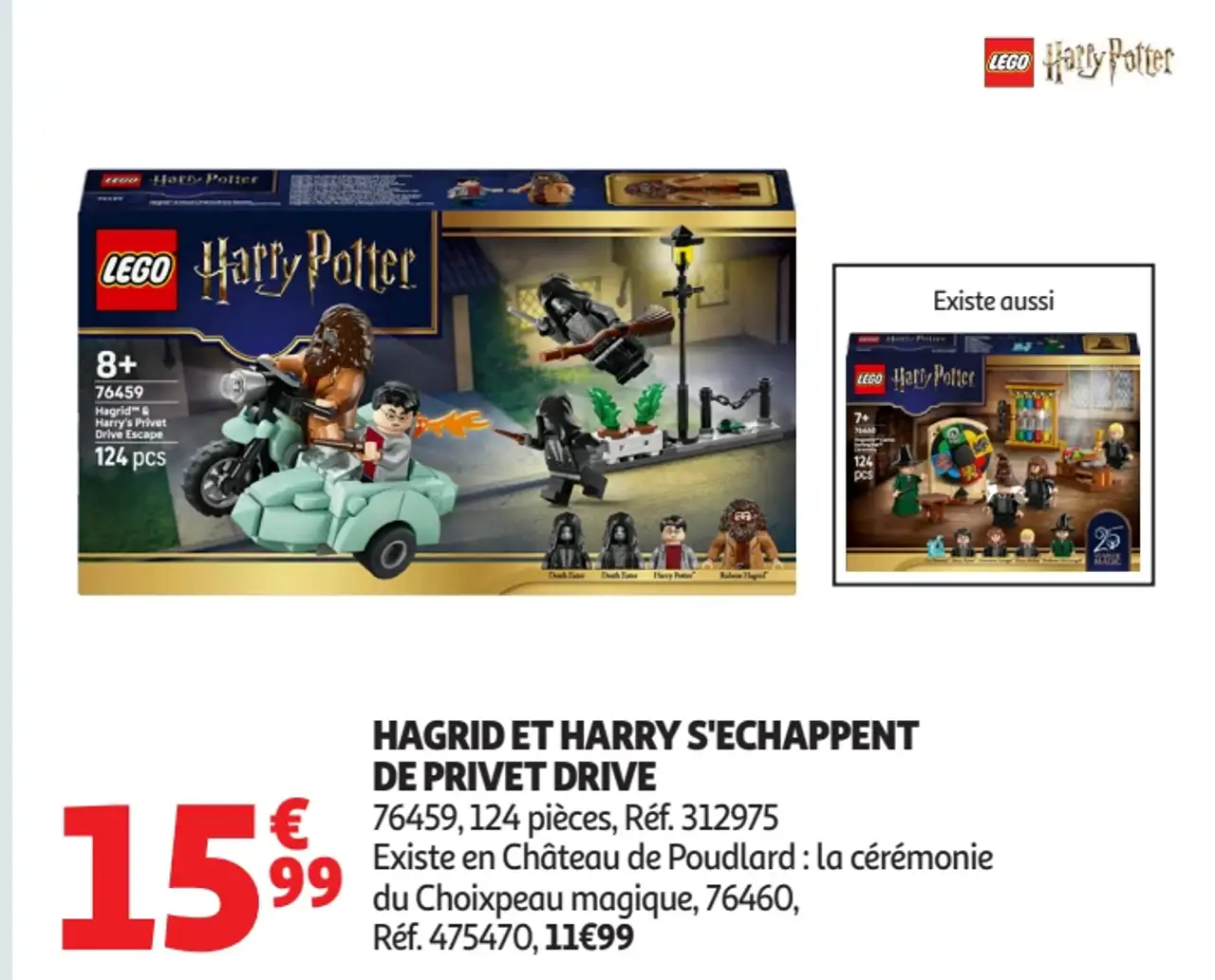 LEGO Harry Potter - Hagrid et Harry s'échappent de Privet Drive (76459)