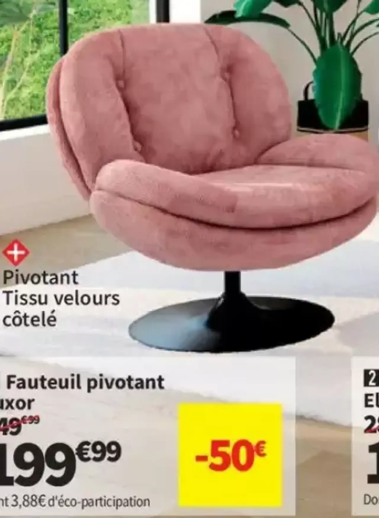 Fauteuil pivotant Luxor
