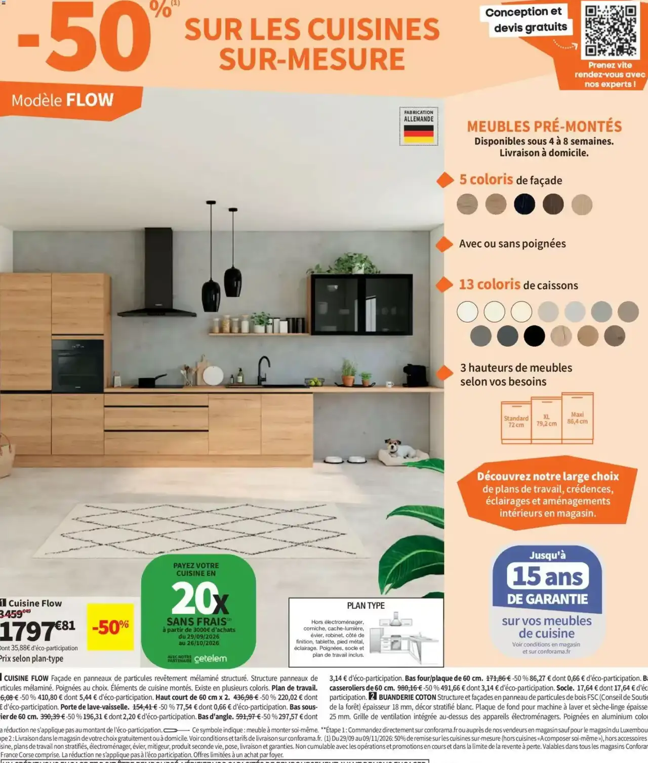Cuisine sur-mesure Modèle FLOW