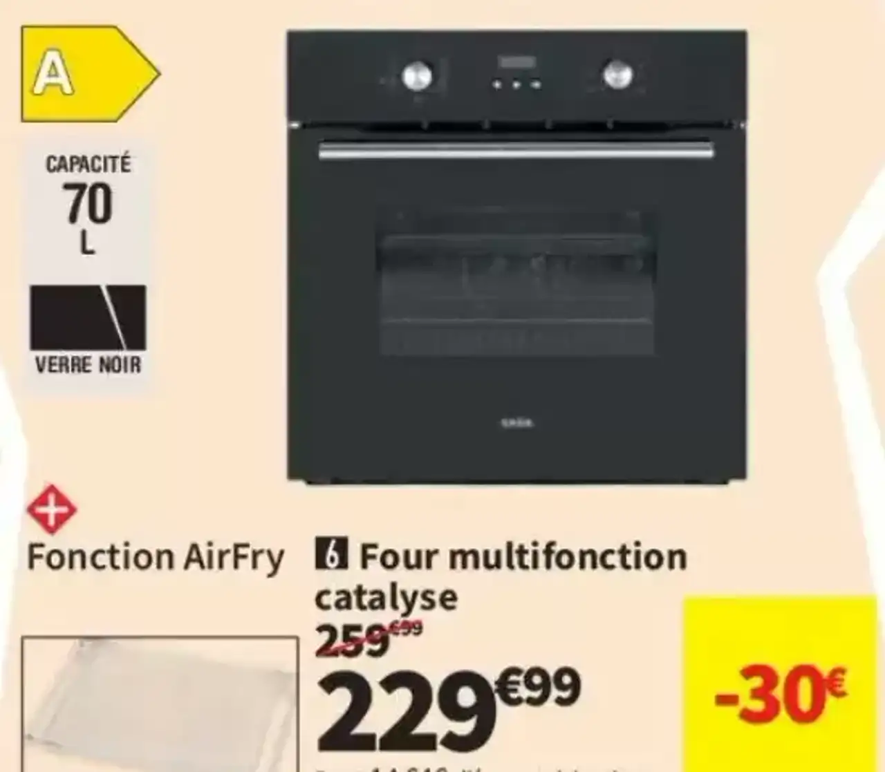 Saba OMC7024BLRT/M Four multifonction catalyse
