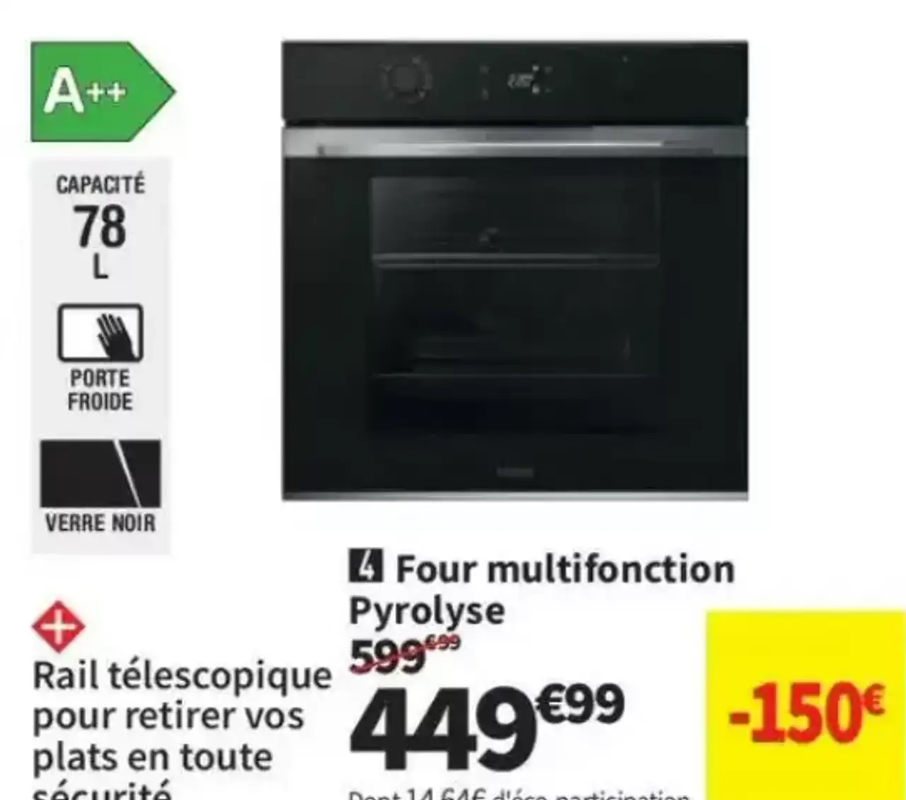 Four multifonction Pyrolyse Haier H6ID2P5B3YTX