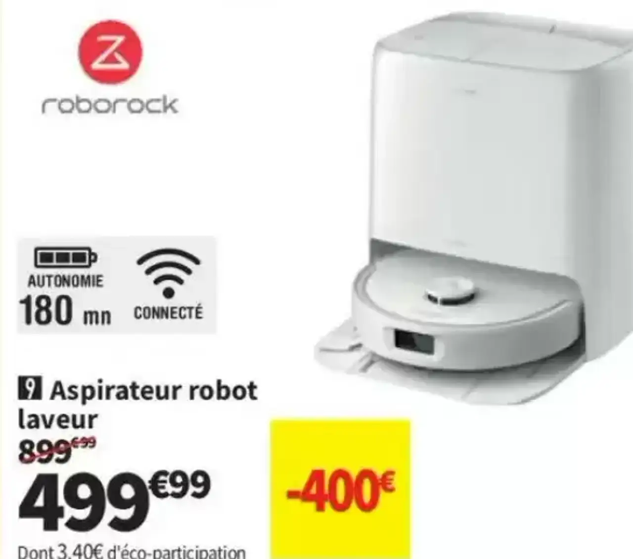 Aspirateur robot laveur Roborock Qrevo 2 Pro
