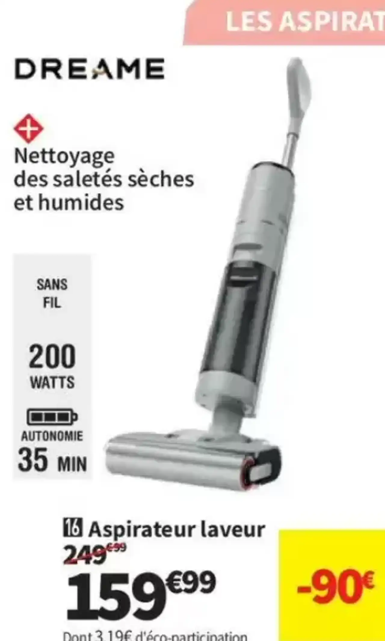 Aspirateur laveur Dreame G10 Pro