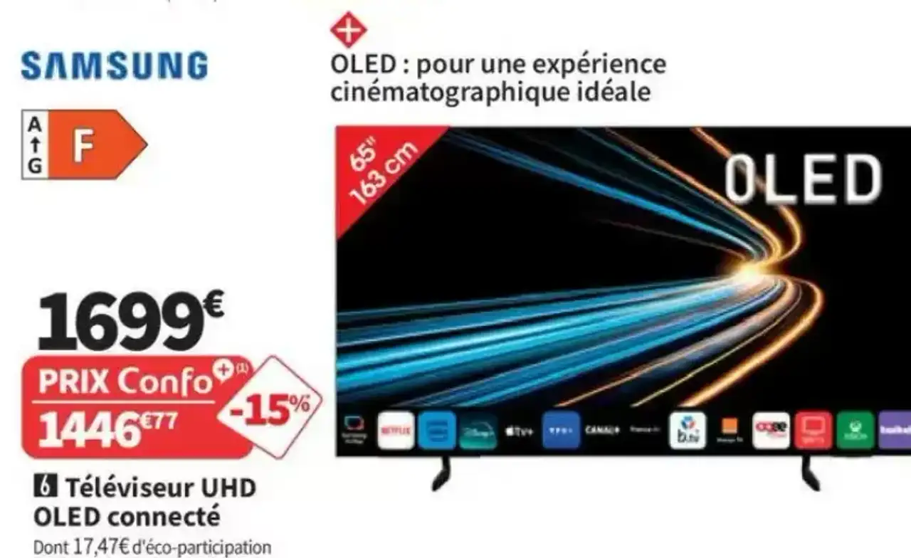 SAMSUNG Téléviseur UHD OLED connecté