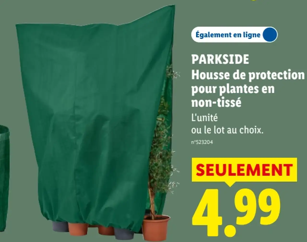 PARKSIDE Housse de protection pour plantes en non-tissé