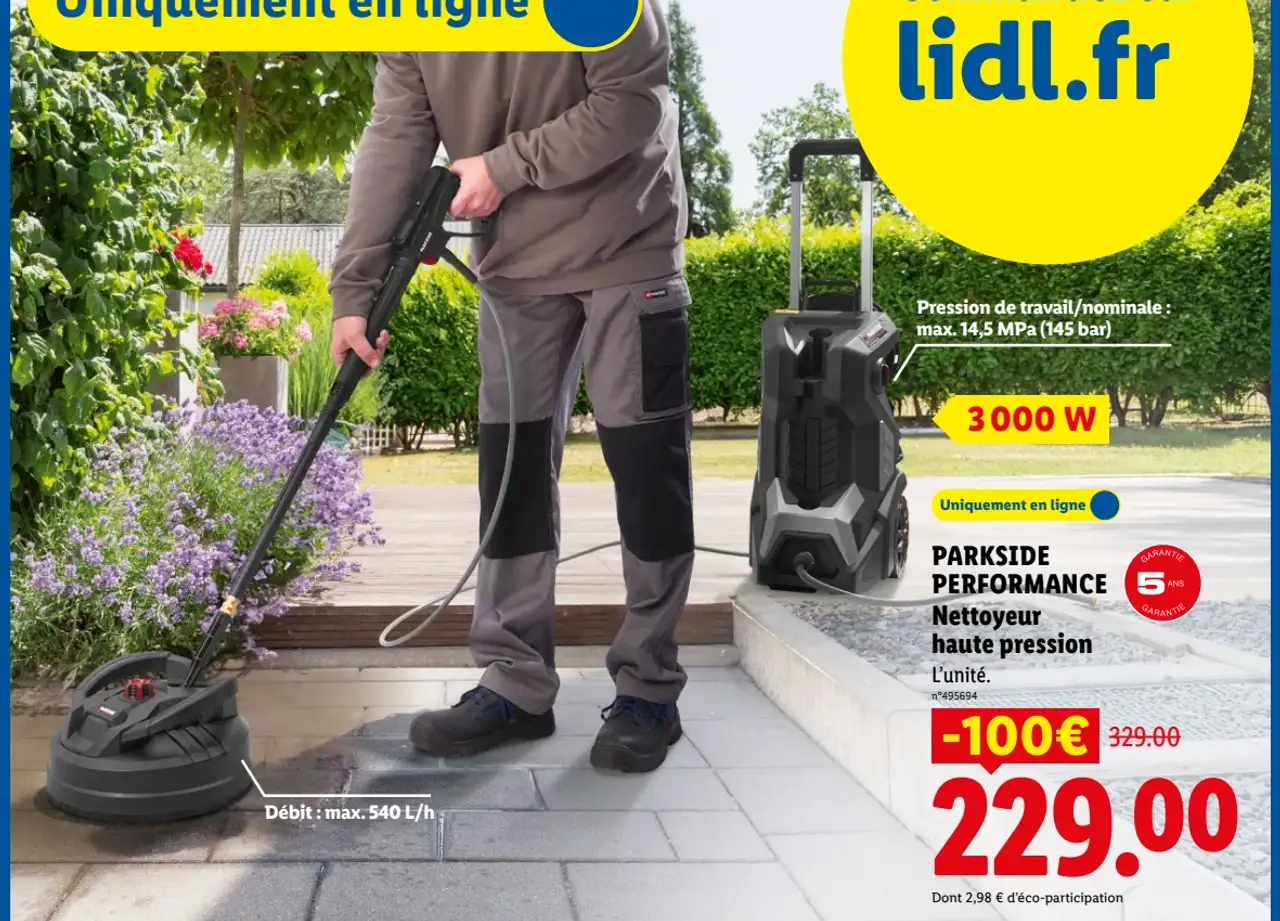 PARKSIDE PERFORMANCE Nettoyeur haute pression
