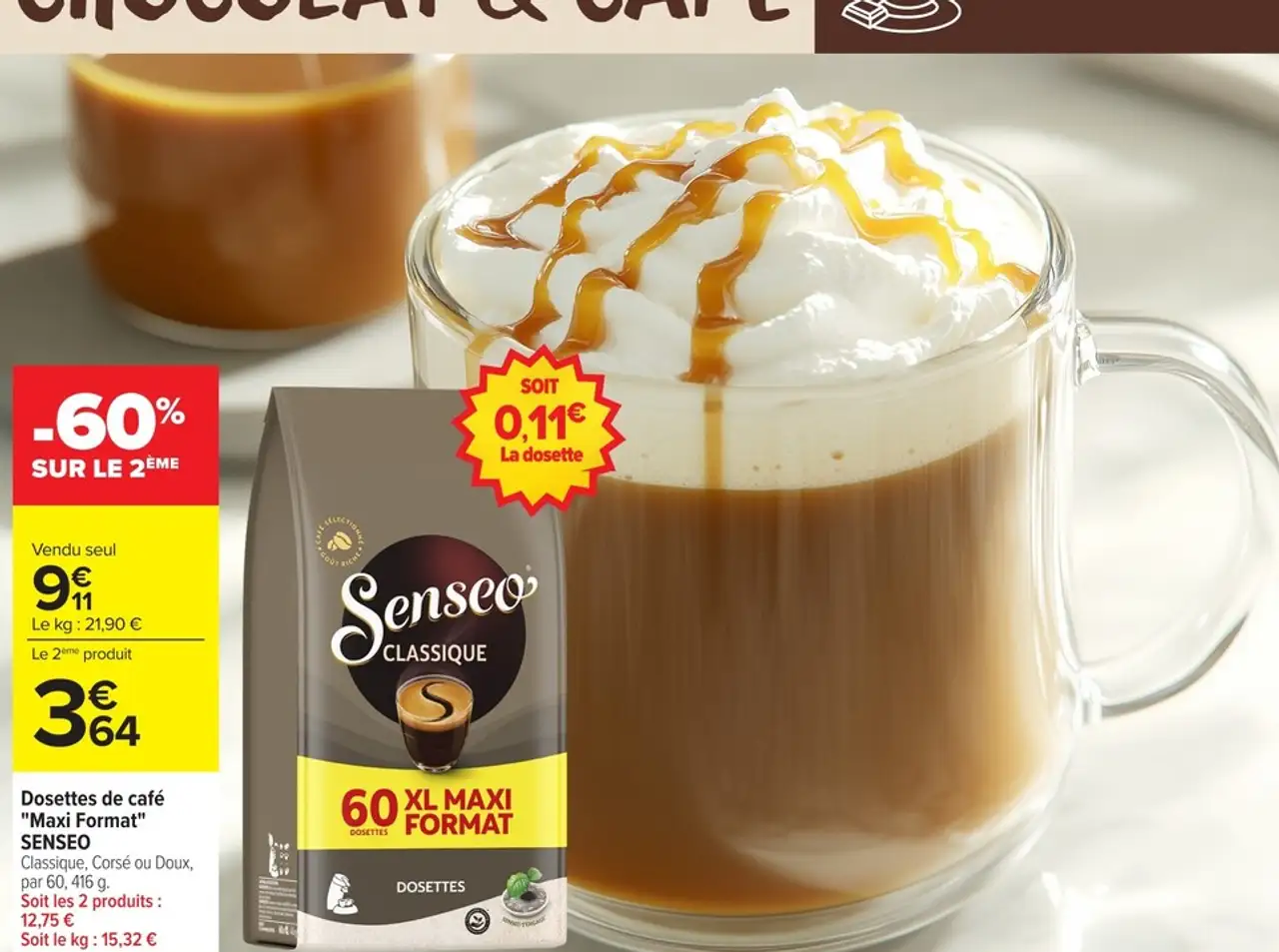 Dosettes de café "Maxi Format" SENSEO