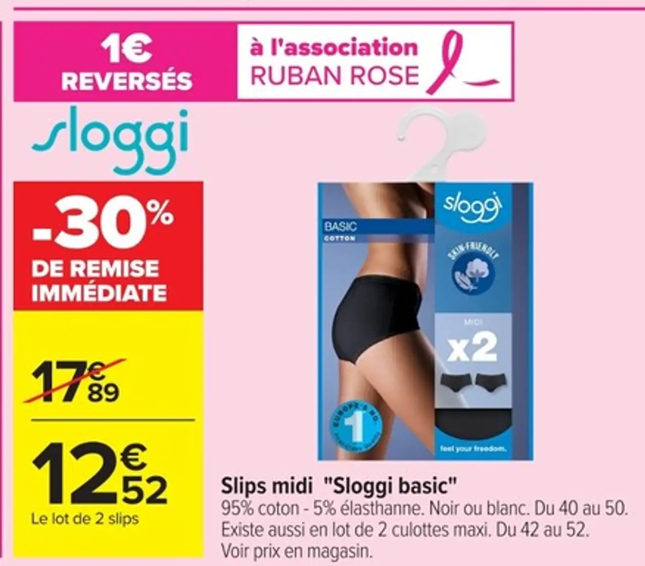 Slips midi "Sloggi basic"