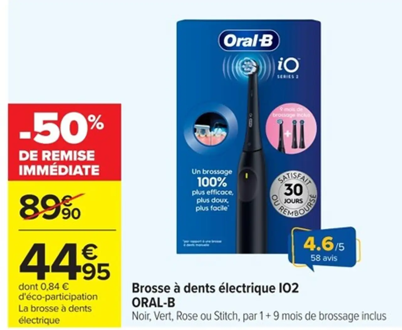 Brosse à dents électrique iO2 Oral-B