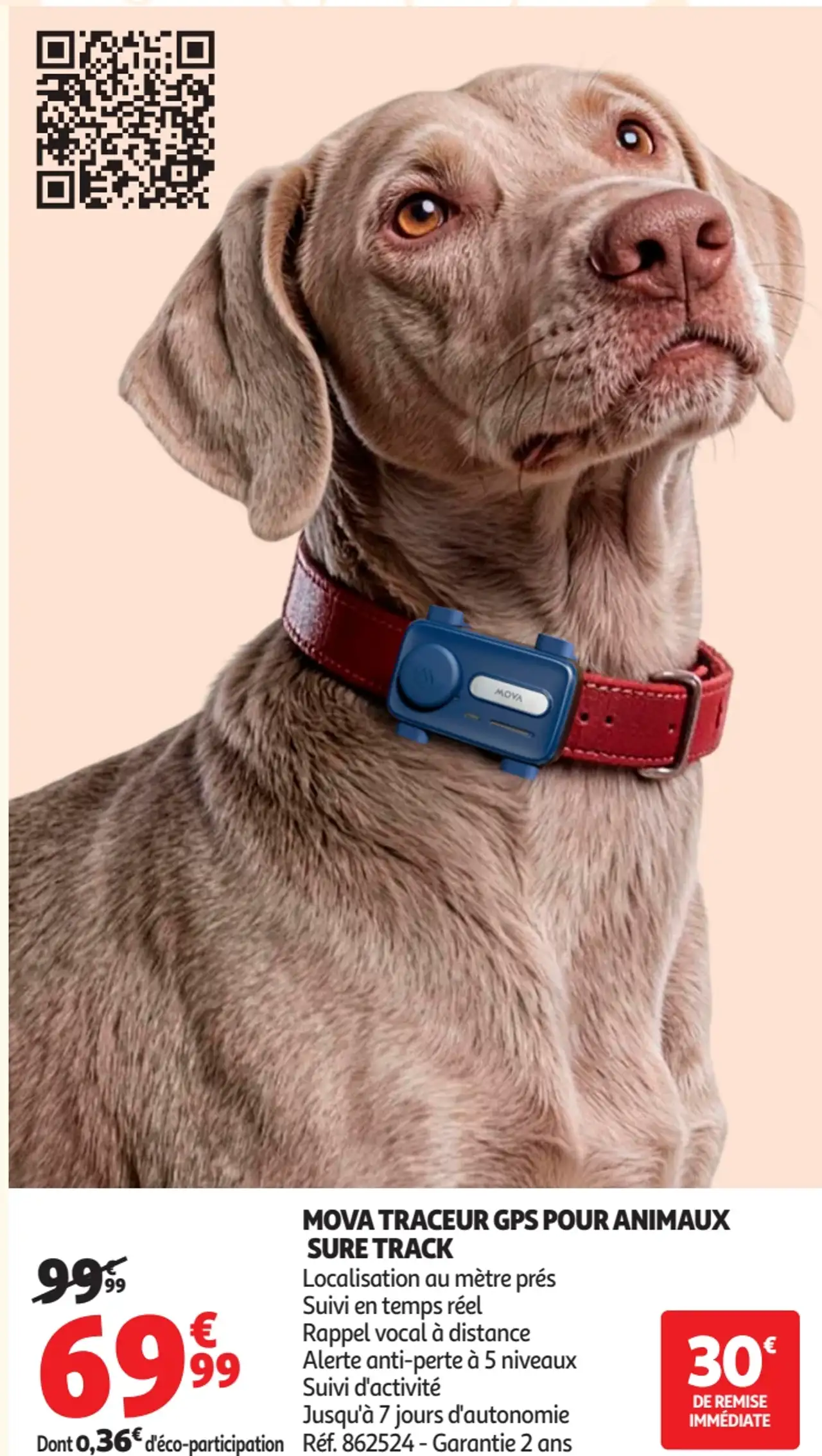 MOVA TRACEUR GPS POUR ANIMAUX SURE TRACK