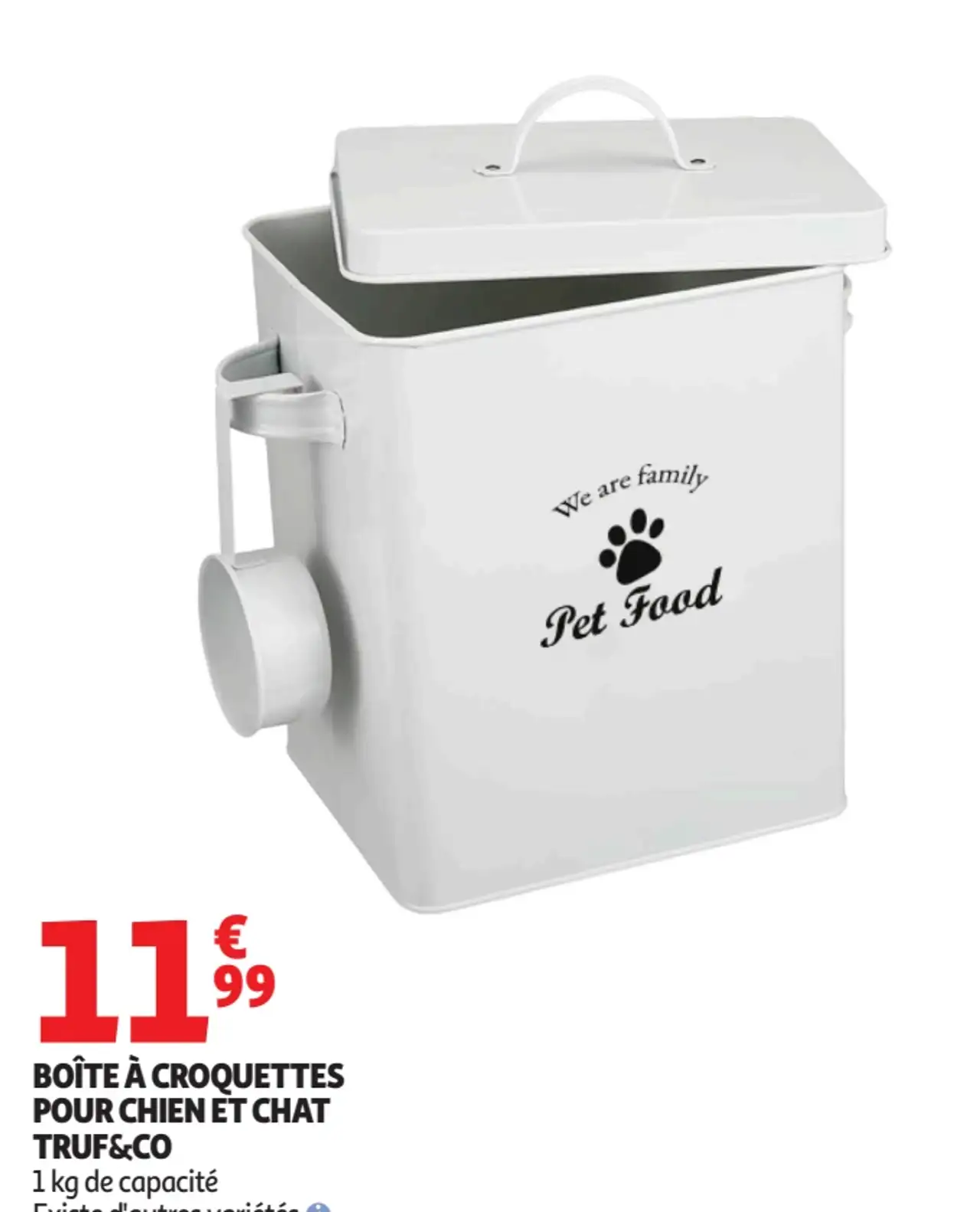 BOÎTE À CROQUETTES POUR CHIEN ET CHAT TRUF&CO