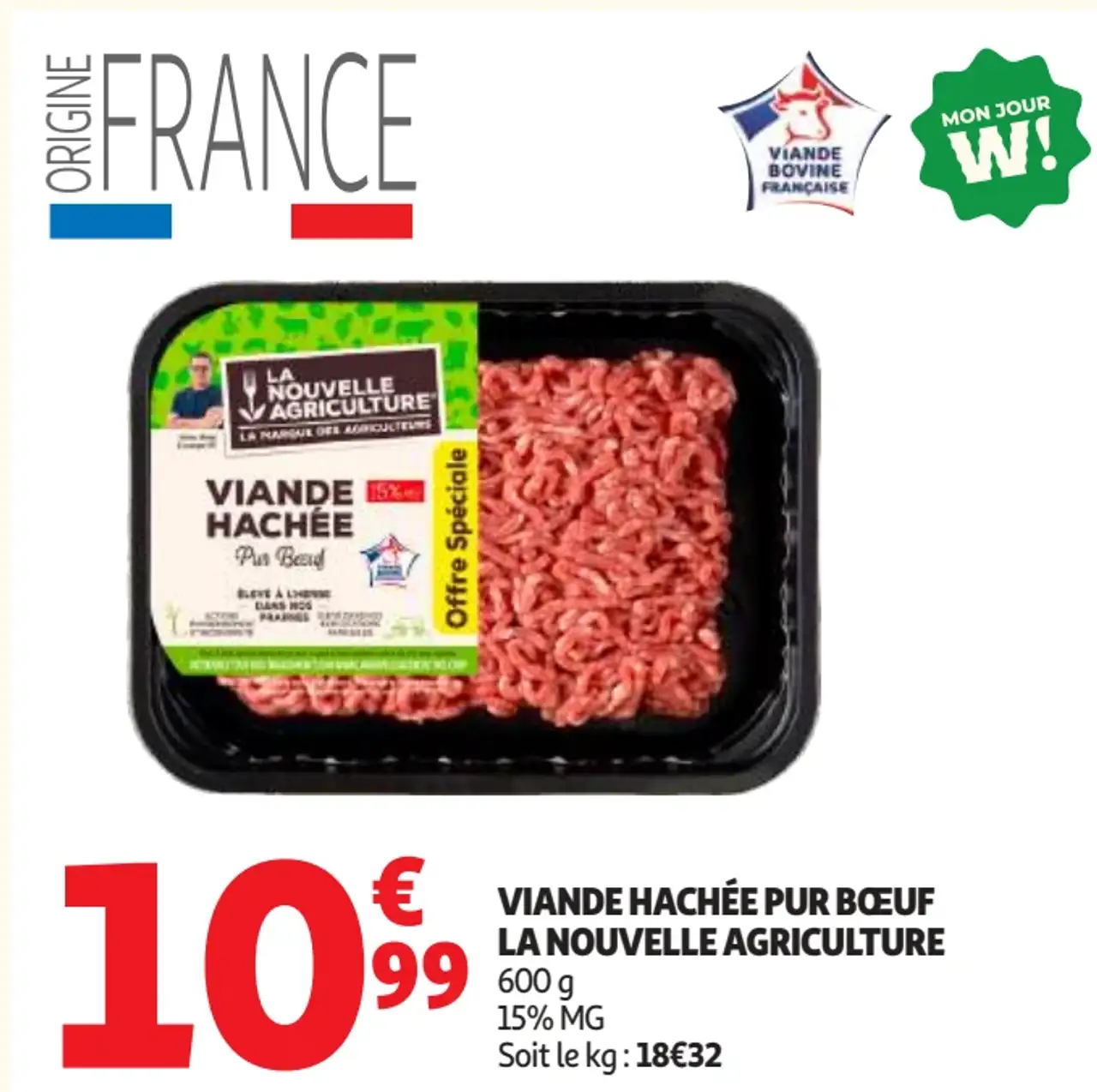 Viande Hachée Pur Bœuf La Nouvelle Agriculture