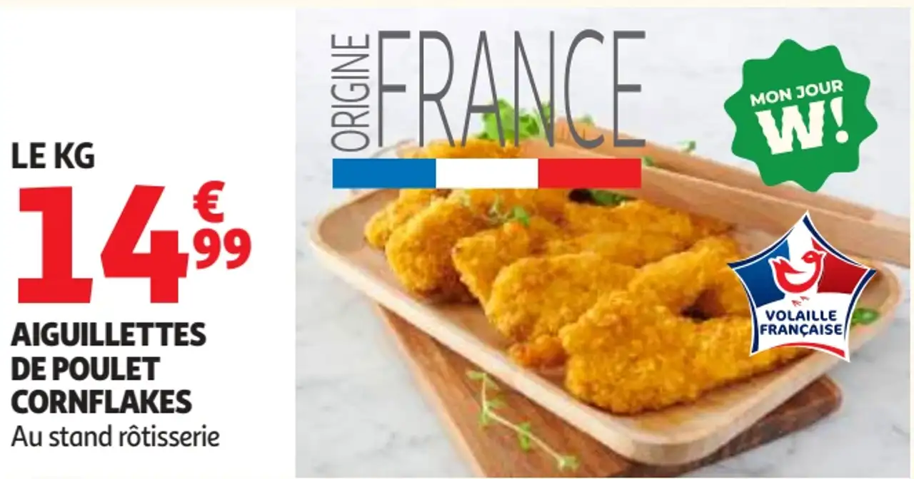 AIGUILLETTES DE POULET CORNFLAKES