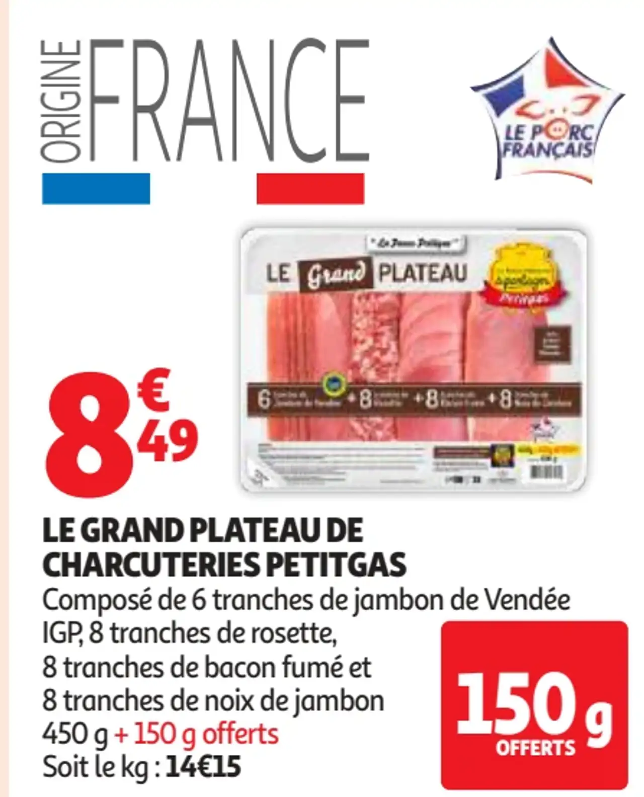 Le Grand Plateau de Charcuteries Petitgas