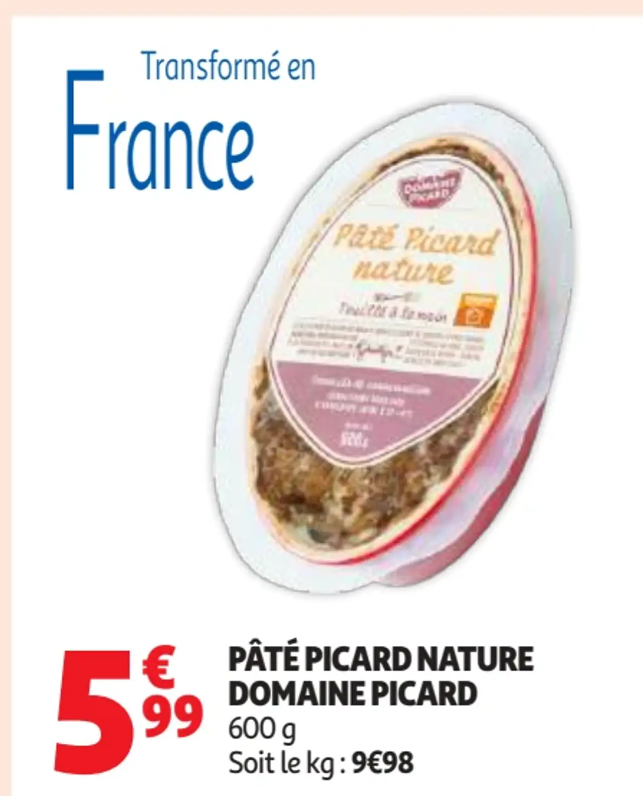 Pâté Picard Nature Domaine Picard