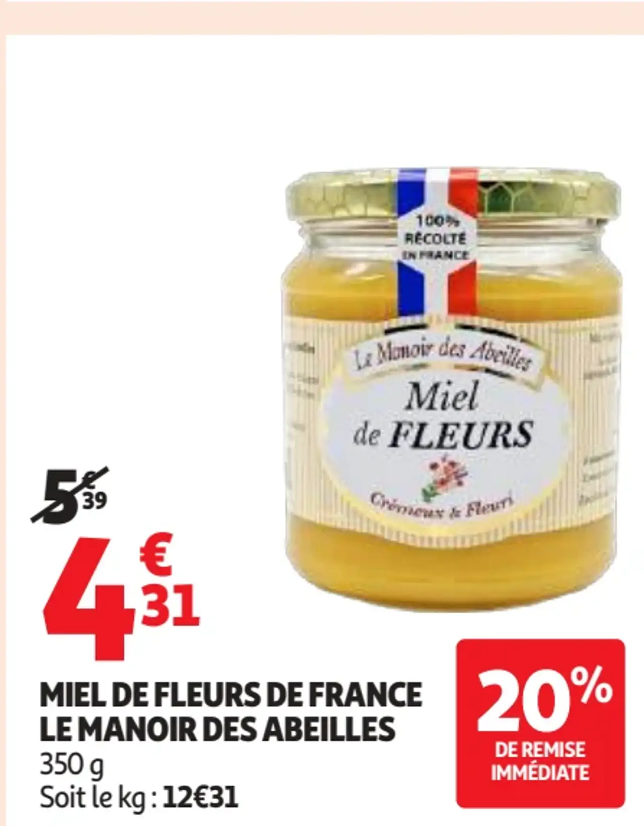 Miel de fleurs de France Le Manoir des Abeilles