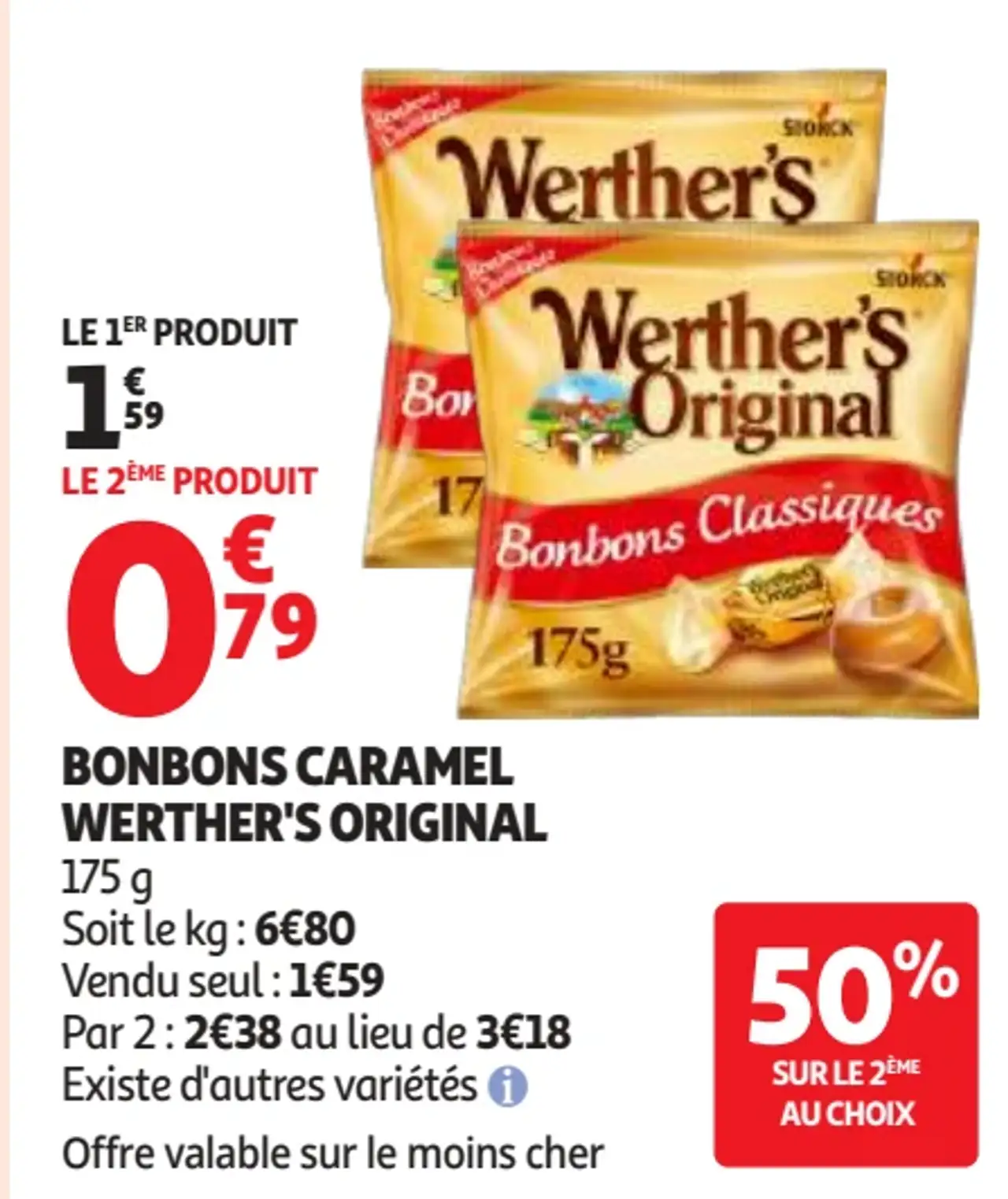 BONBONS CARAMEL WERTHER'S ORIGINAL