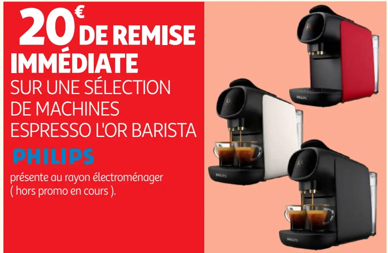 Sélection de machines espresso L'Or Barista Philips