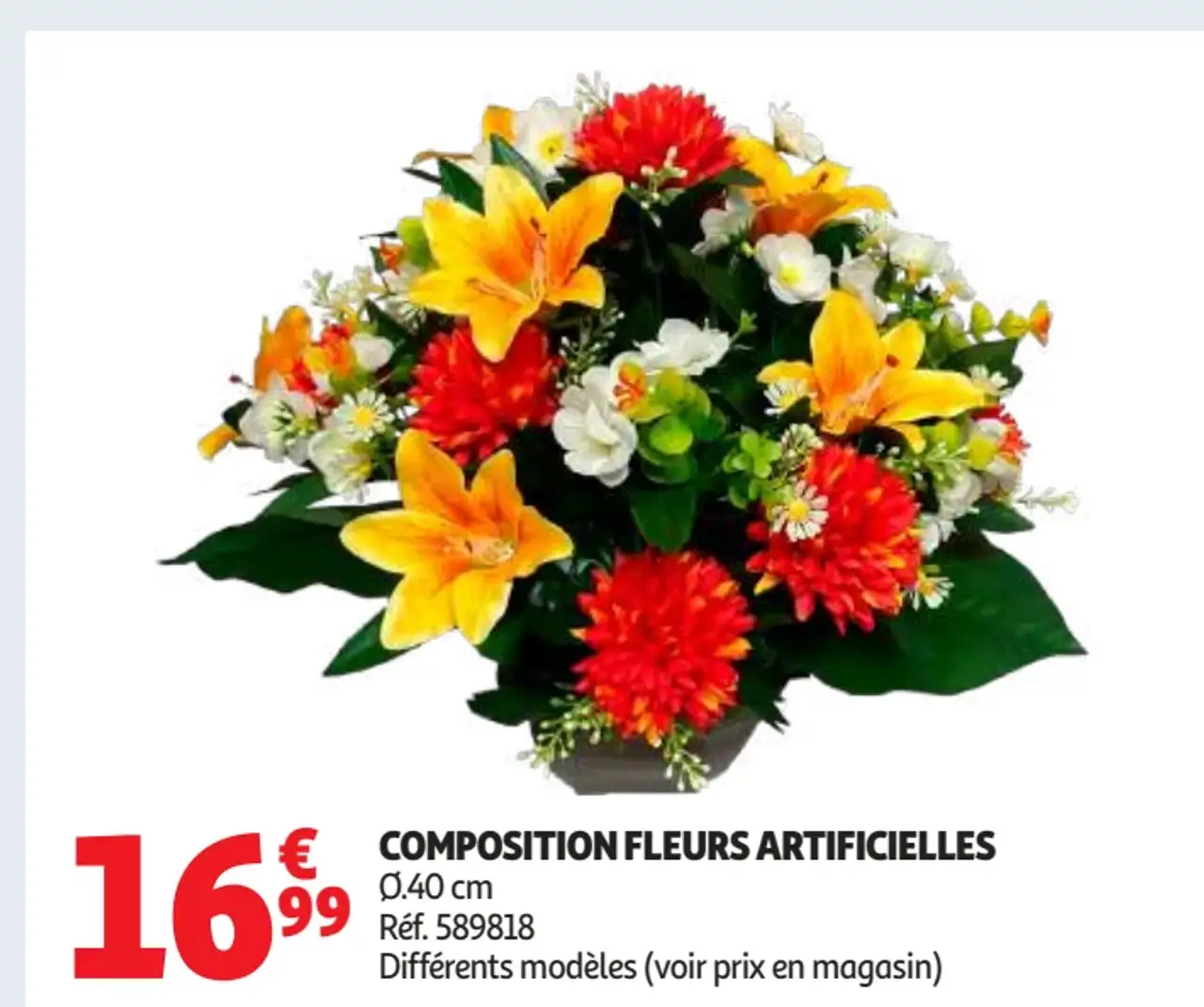 Composition Fleurs Artificielles