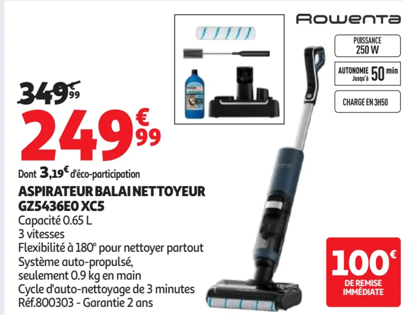 Rowenta ASPIRATEUR BALAI NETTOYEUR GZ5436E0 XC5