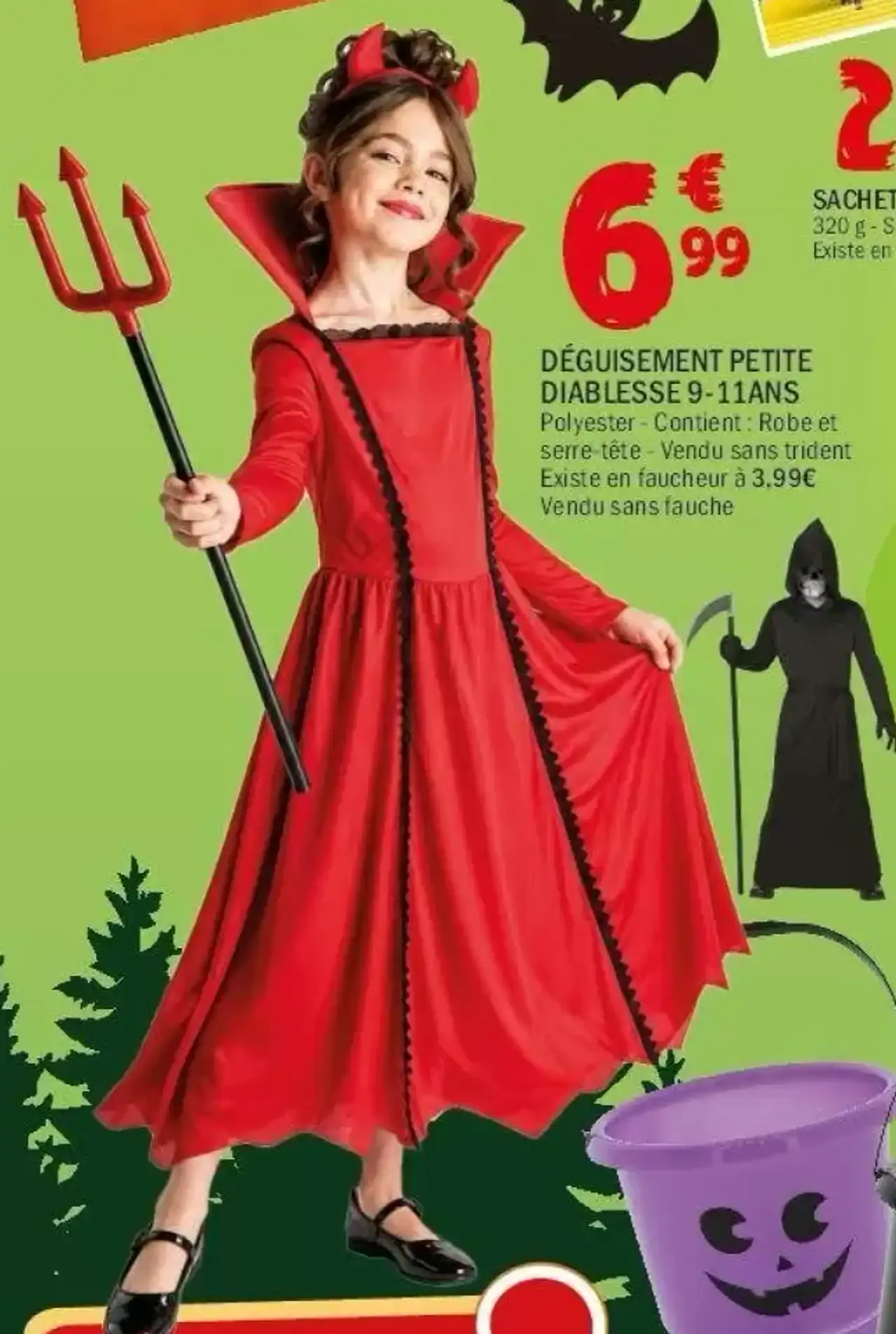 Déguisement petite diablesse 9-11 ans