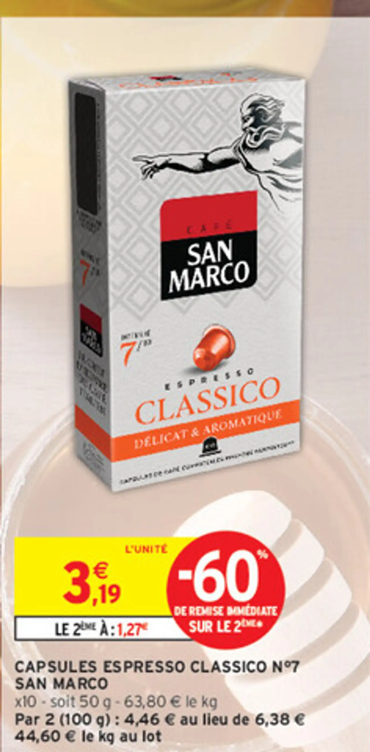 CAPSULES ESPRESSO CLASSICO N°7 SAN MARCO