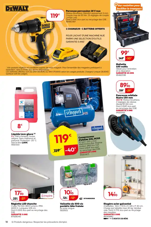 newspaper image - Perceuse percussion 18 V nue DeWalt - Weldom