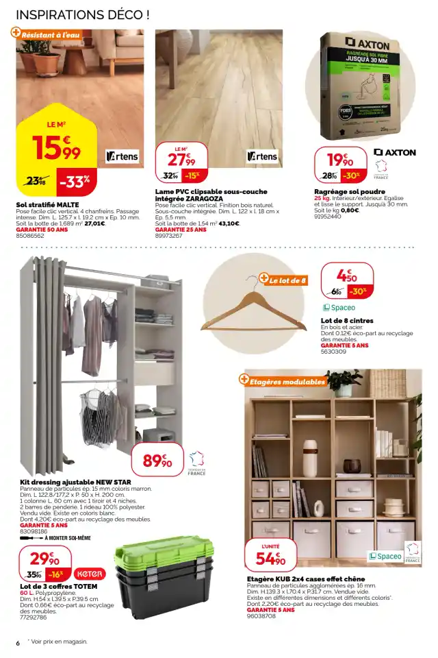 newspaper image - Ragréage sol poudre AXTON - Weldom