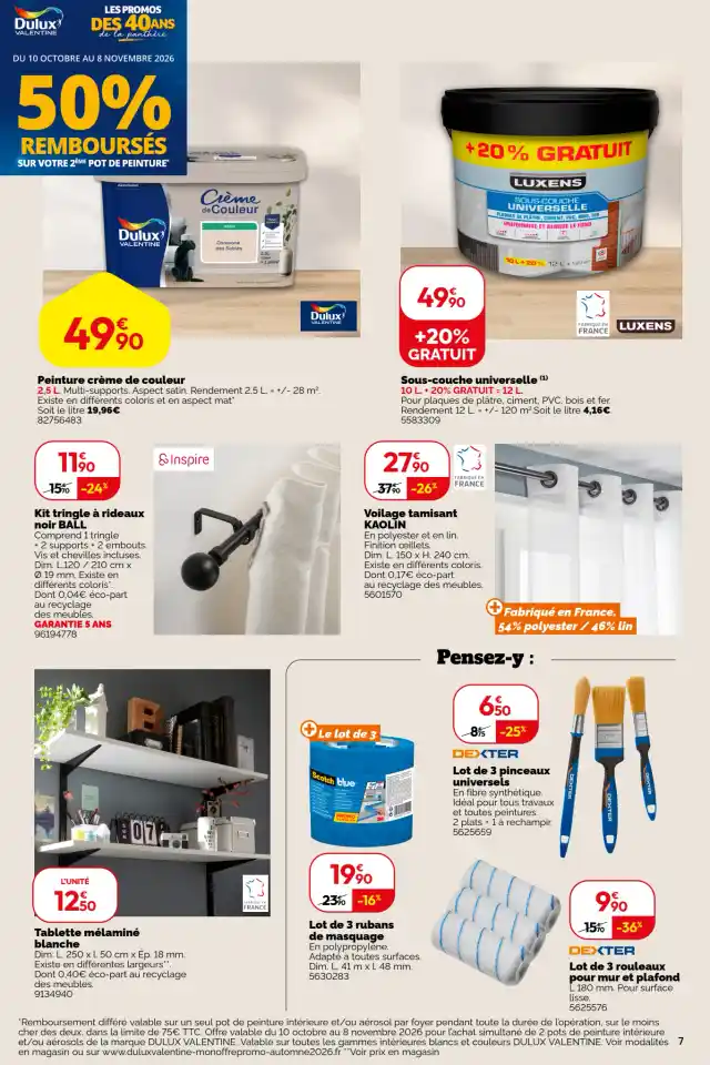 newspaper image - Sous-couche universelle Luxens - Weldom