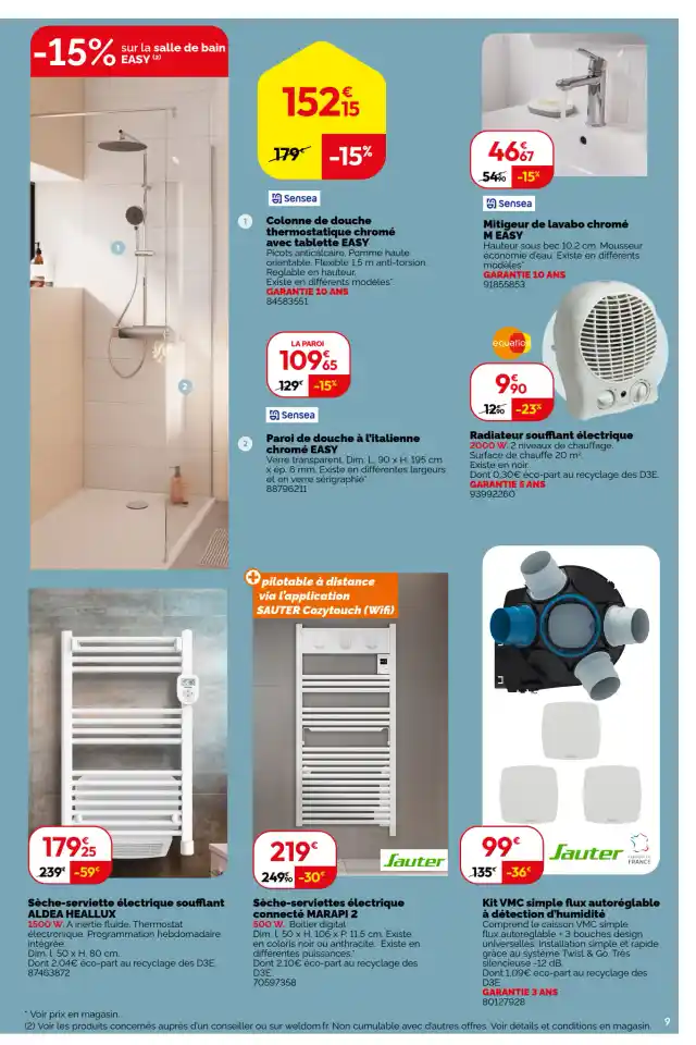 newspaper image - Radiateur soufflant électrique Equation - Weldom