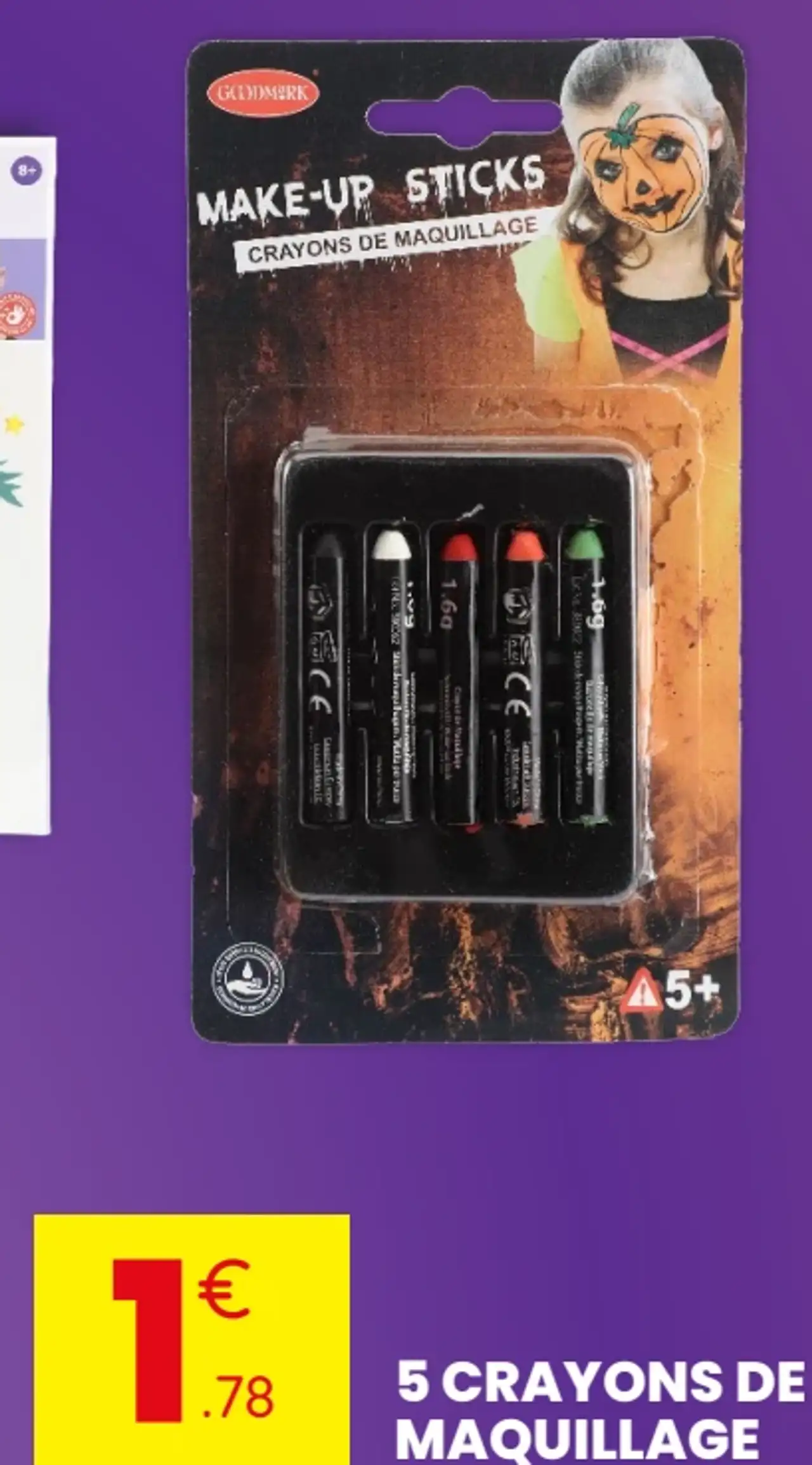 5 Crayons de Maquillage Goodmark