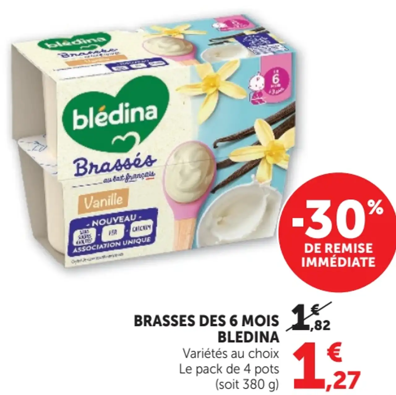 Brassés dès 6 mois Bledina