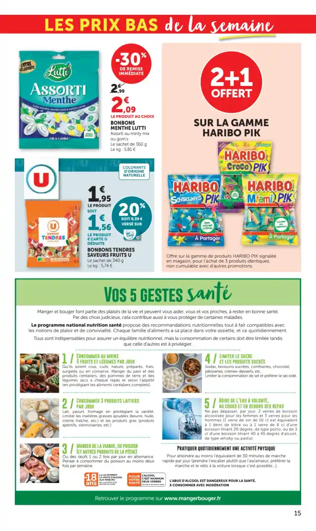 newspaper image - Bonbons Menthe Lutti - Hyper U