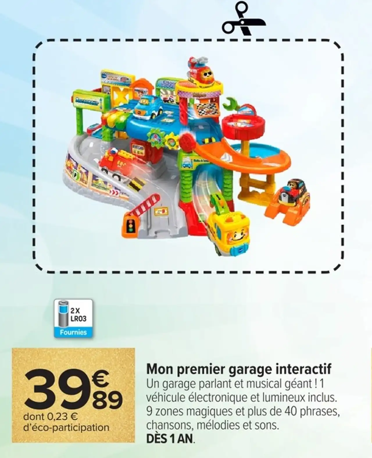 Mon premier garage interactif vtech baby
