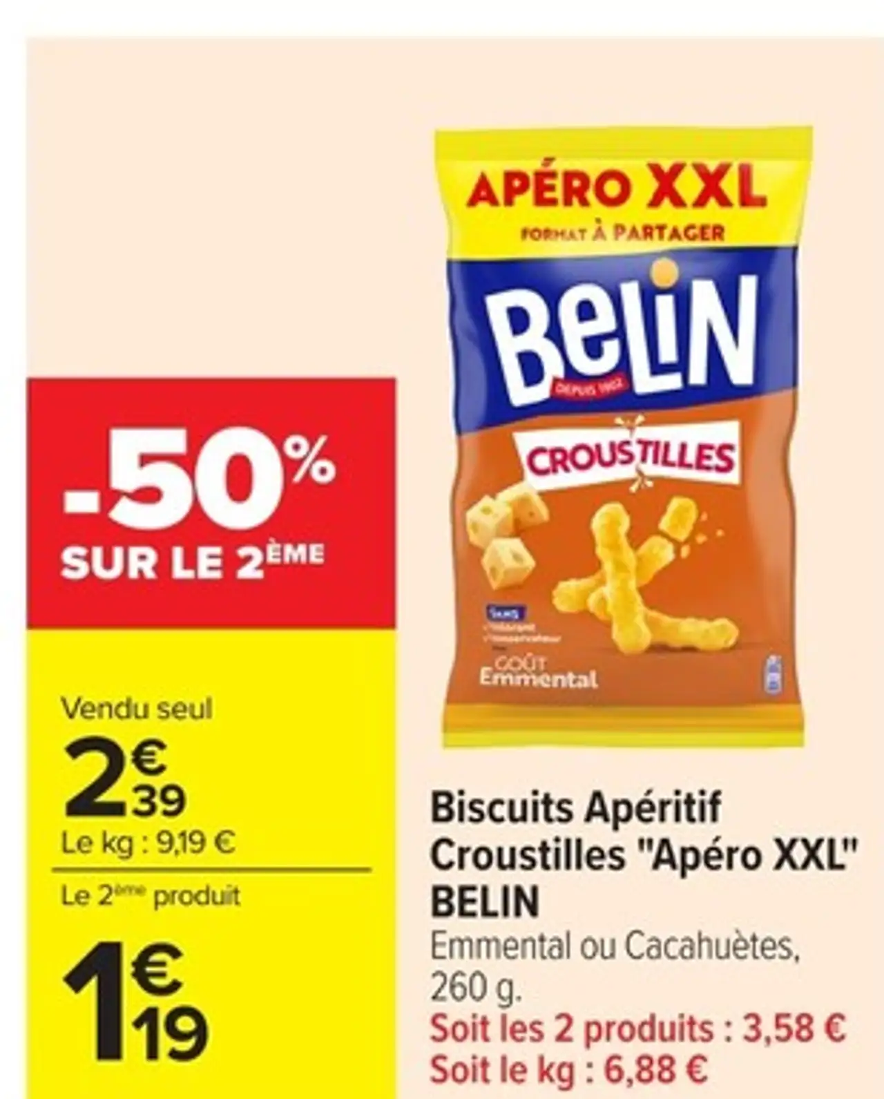Biscuits Apéritif Croustilles "Apéro XXL" BELIN