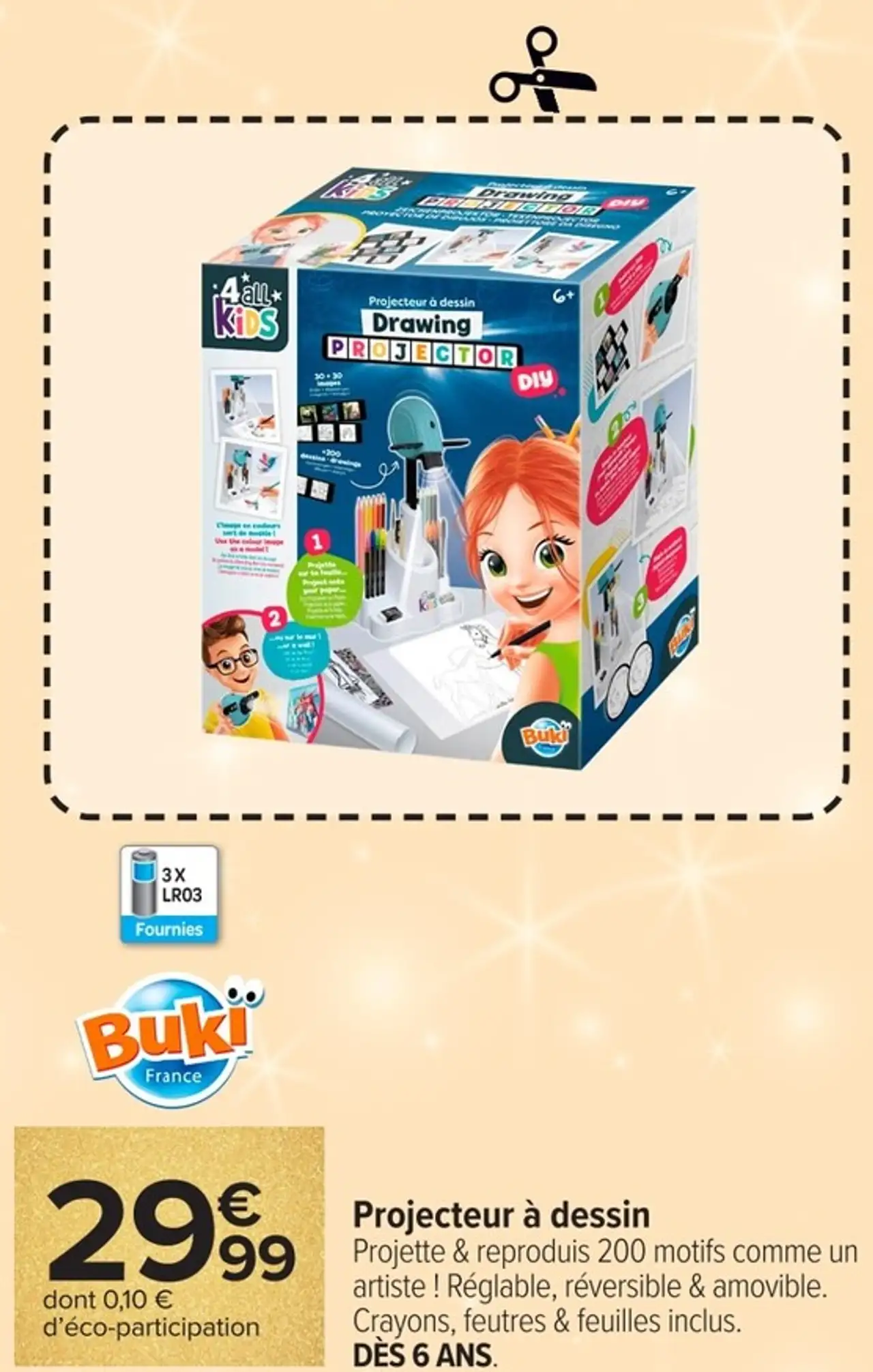 Buki Projecteur à dessin
