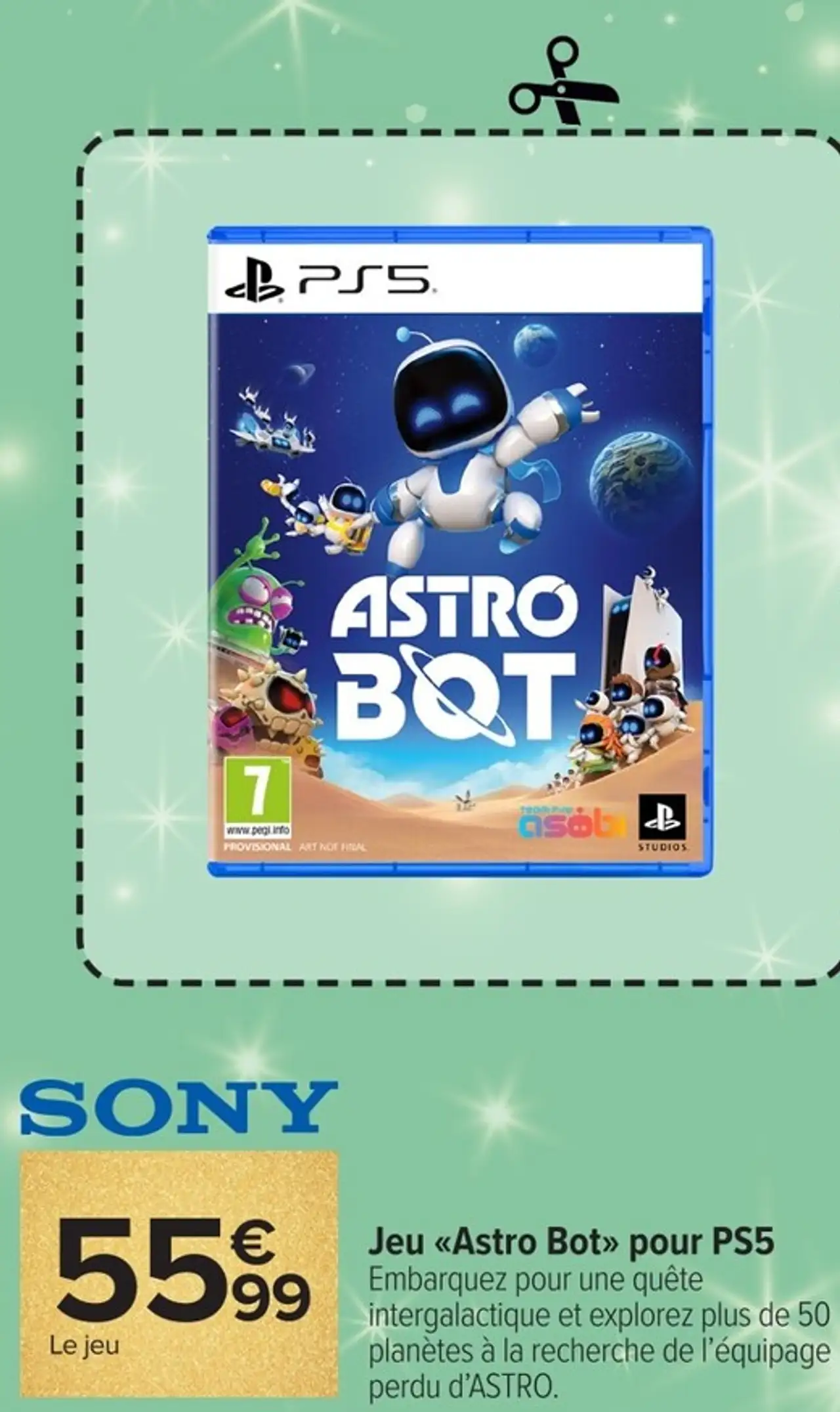 Jeu «Astro Bot» pour PS5
