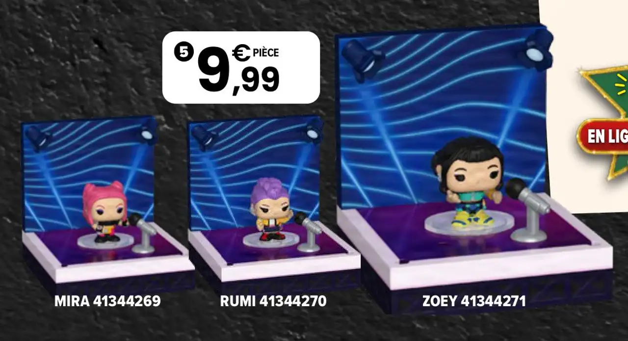 Bitty Pop Stages K-Pop Demon Hunters