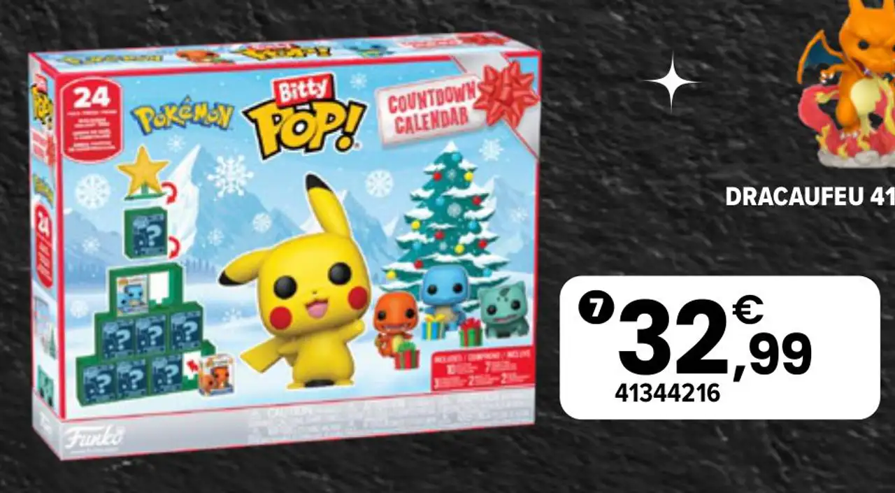 Bitty Pop! Calendrier de l'Avent Pokémon Funko