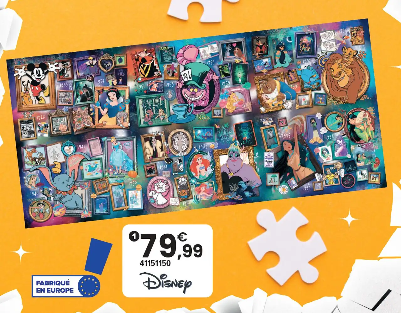 Puzzle Disney 9000 pièces