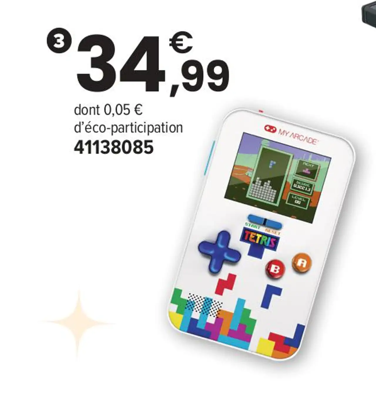 CONSOLE GO GAMER CLASSIC TETRIS PLUS 300 JEUX