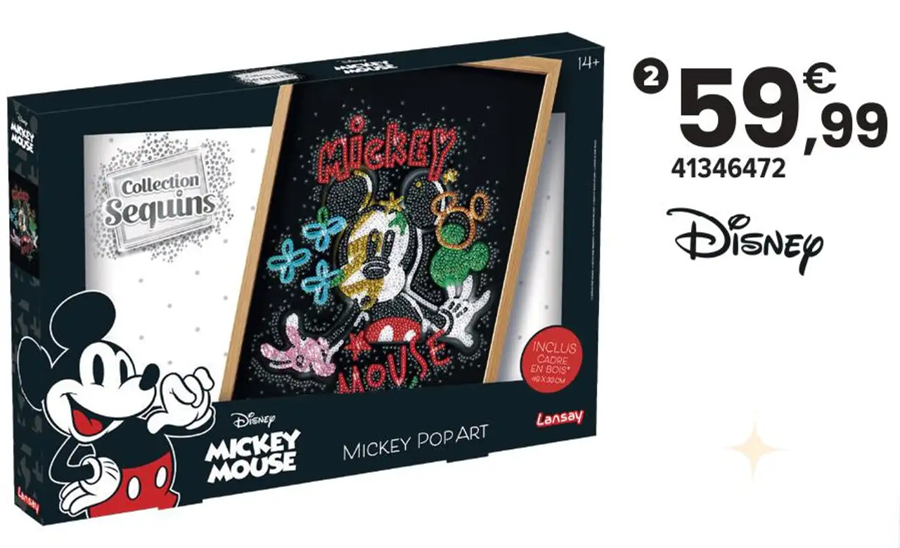 Mickey Collection Sequins XXL Pop Art Disney
