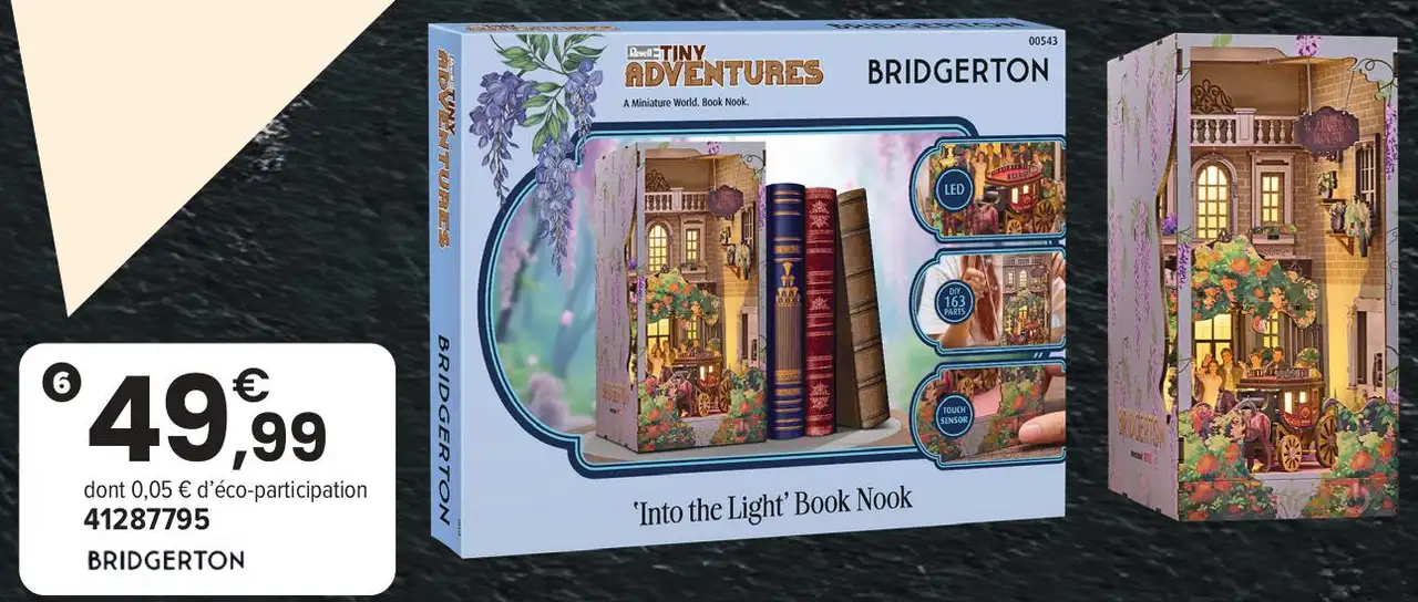 TINY ADVENTURES - BOOK NOOK BRIDGERTON DANS LA LUMIÈRE