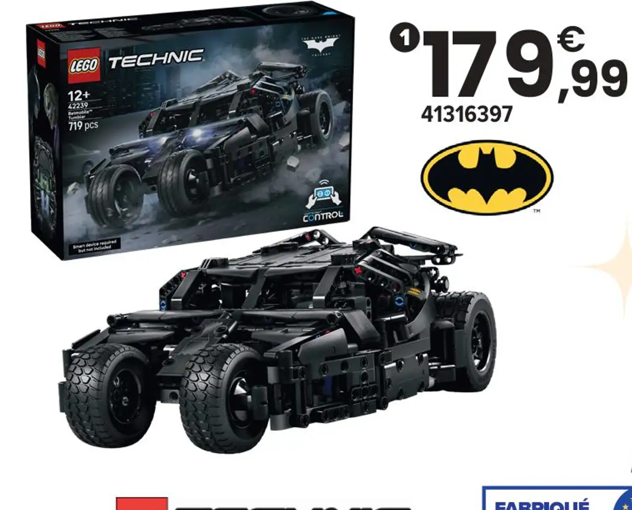LEGO Technic - 42239 Batmobile Tumbler