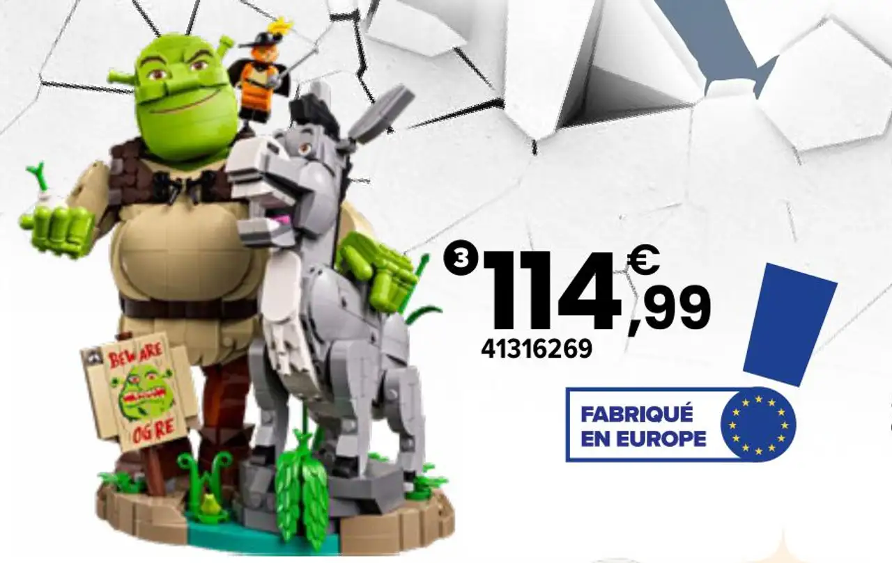 LEGO® ICONS 72423 SHREK L'ÂNE ET LE CHAT POTTE