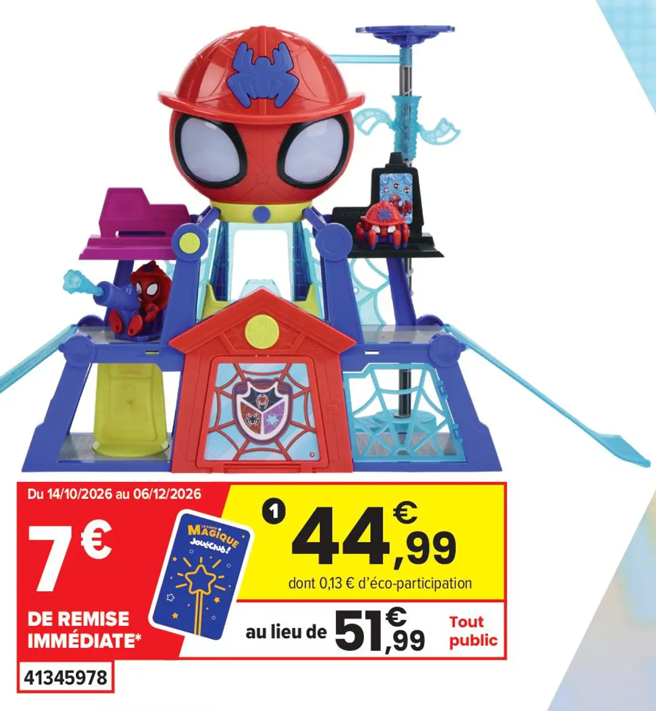 Spidey Rescue-Webs Webquarters Marvel