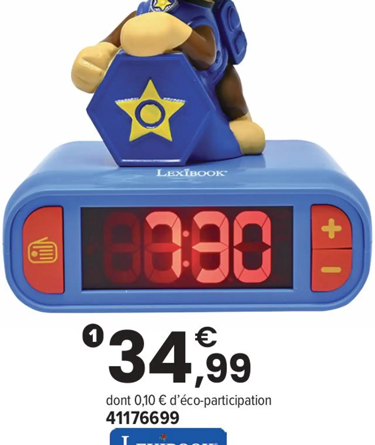 LEXIBOOK Réveil veilleuse Paw Patrol