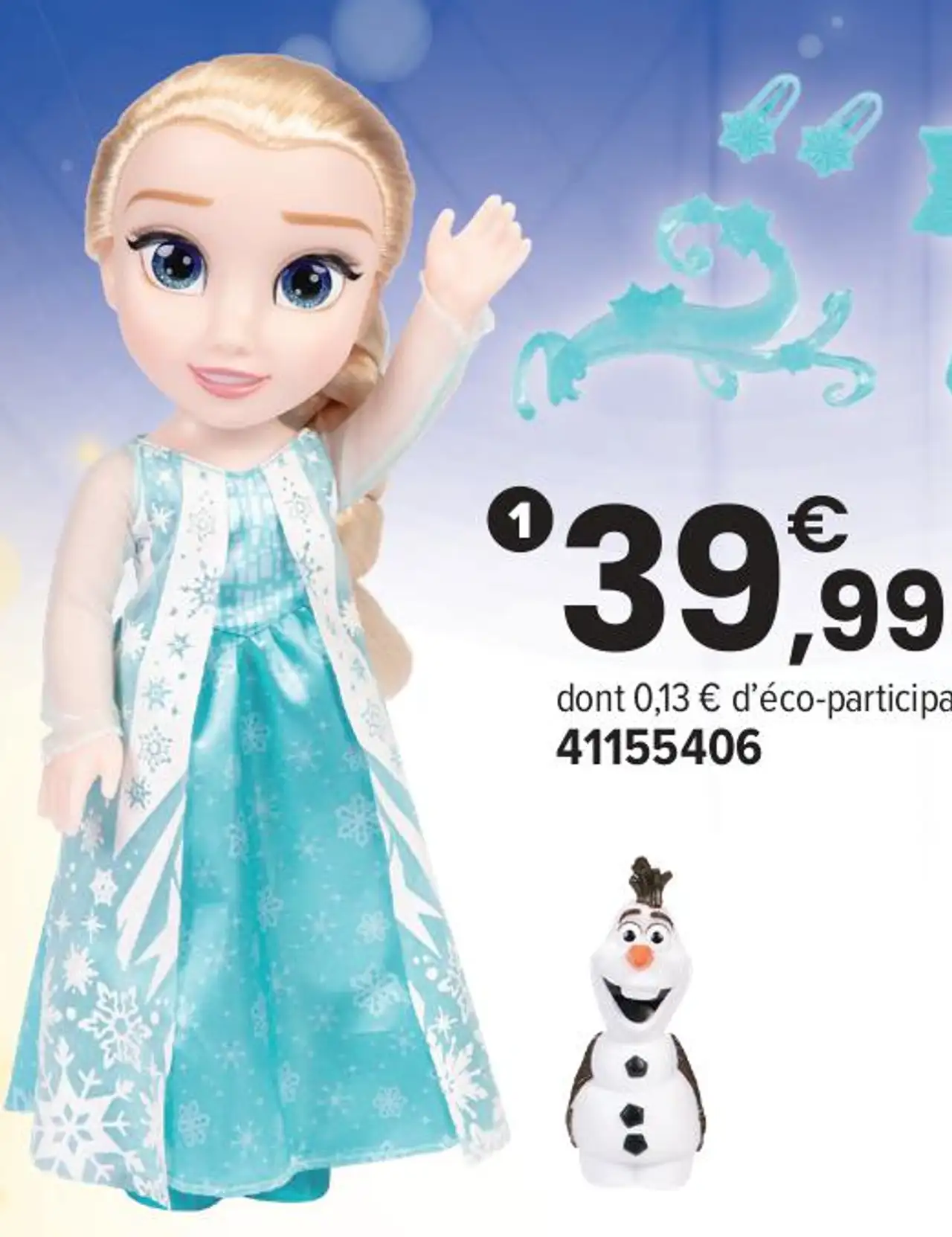 Poupée Elsa Musicale Disney La Reine des Neiges