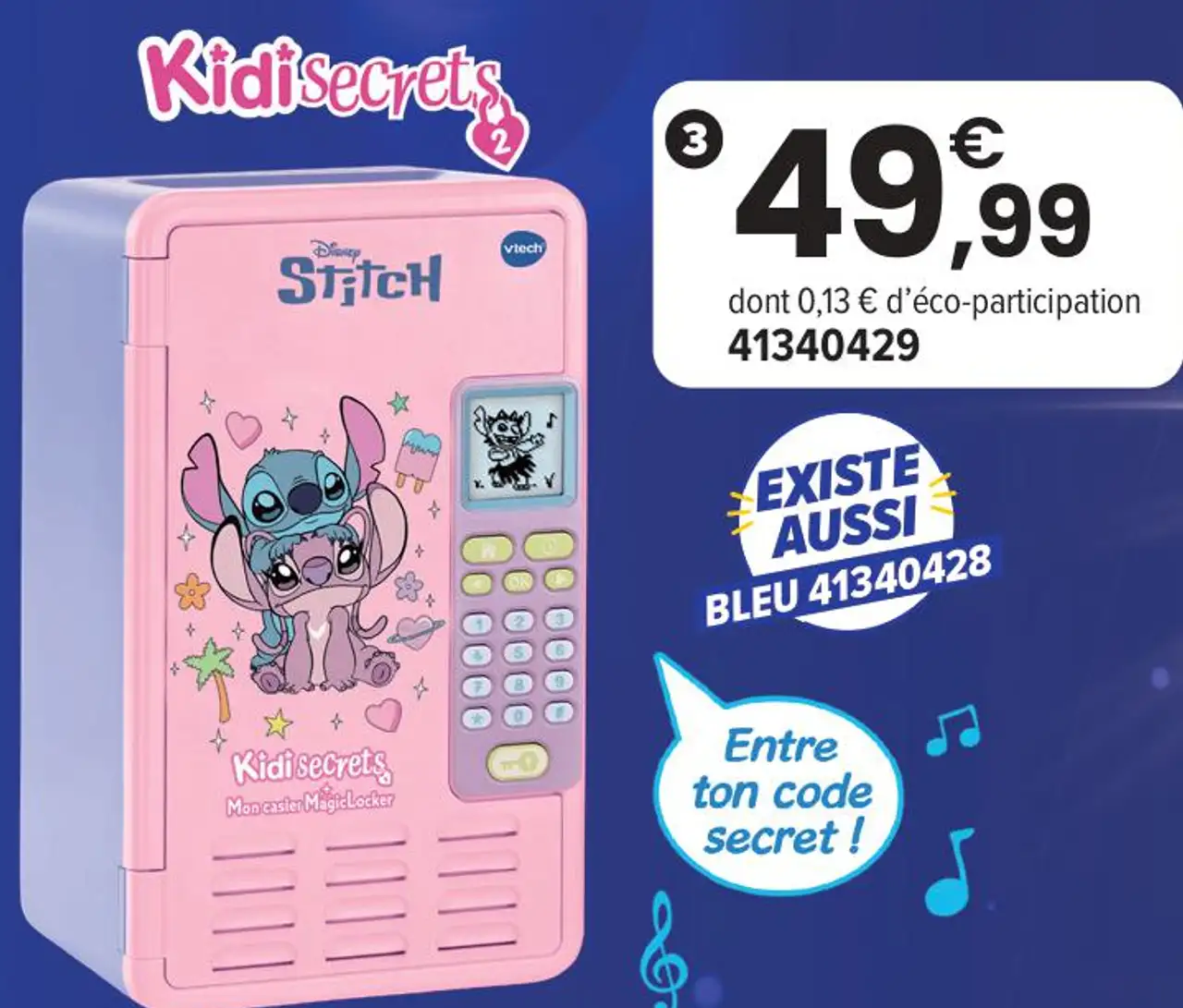 Mon Casier Magic Locker Disney Stitch Kidisecrets Vtech