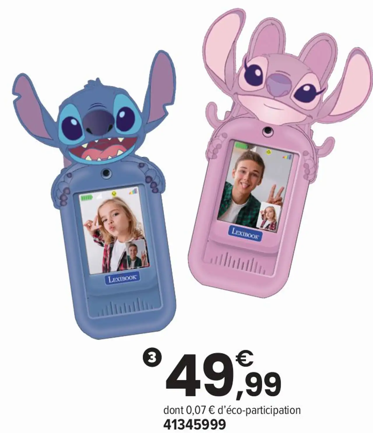 Talkies-walkies rechargeables Stitch et Angel Lexibook